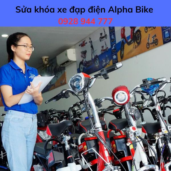 sửa khóa xe đạp điện Alpha Bike giá rẻ